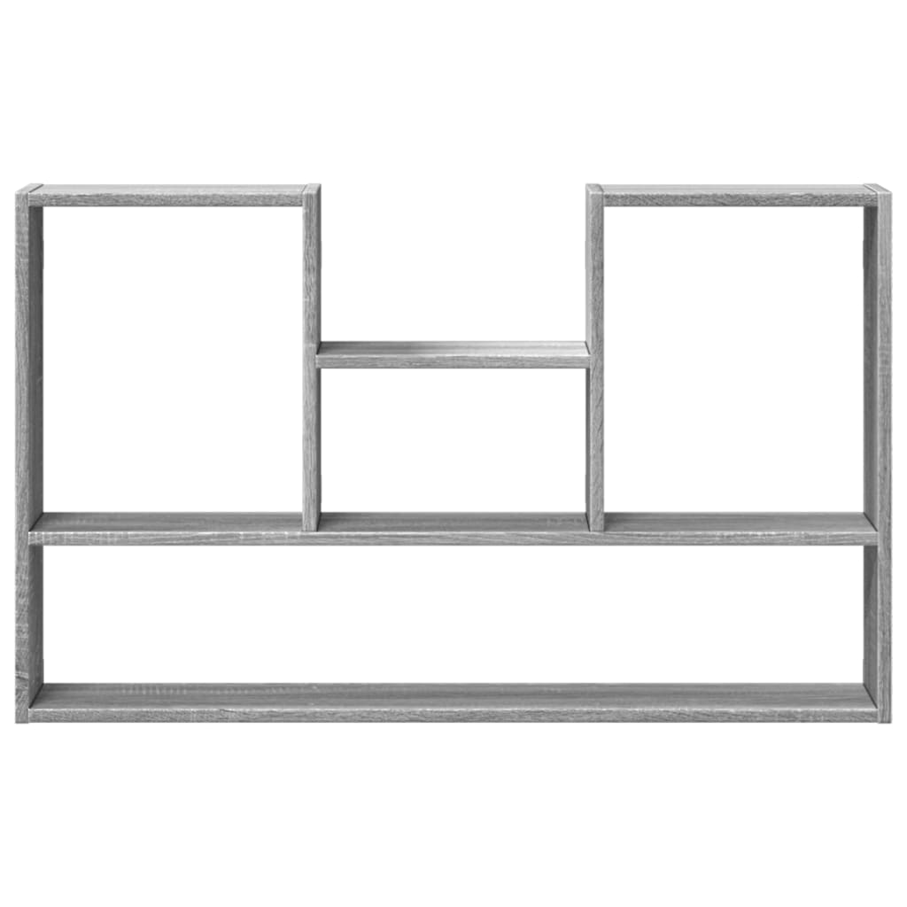Wandschap 99x15x60 cm bewerkt hout grijs sonoma eikenkleurig is nu te koop bij PeponiXL, paradijselijk wonen!