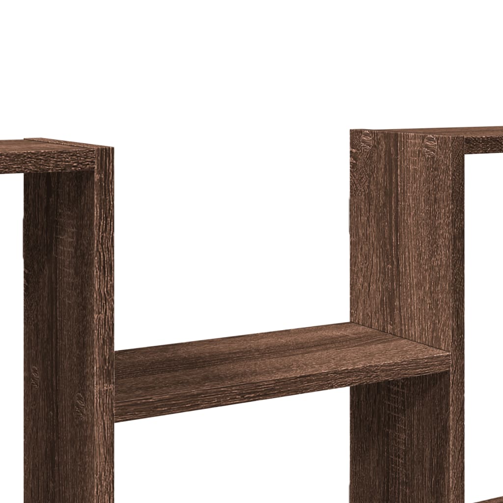 Wandschap 99x15x60 cm bewerkt hout bruin eikenkleurig is nu te koop bij PeponiXL, paradijselijk wonen!