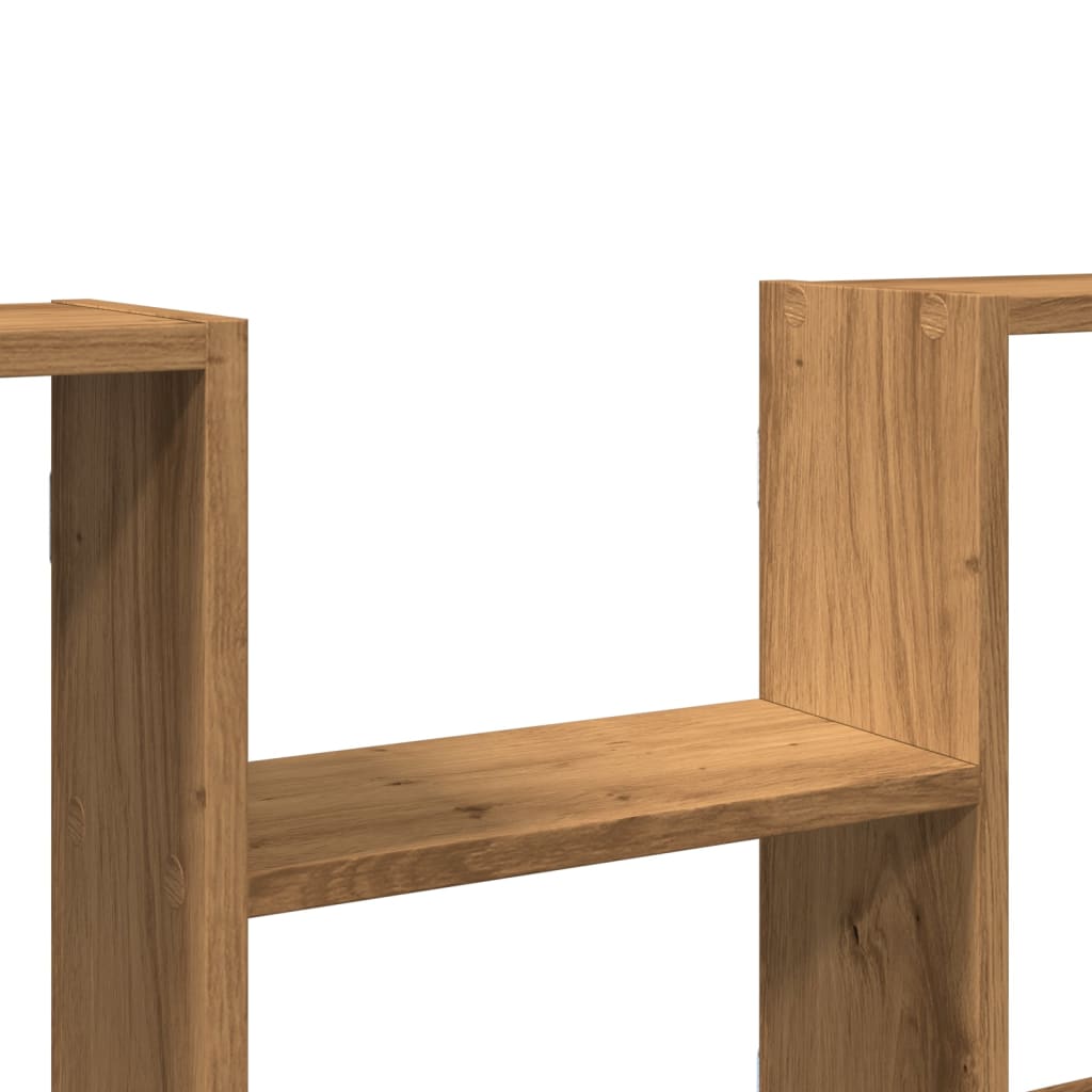 Wandschap 99x15x60 cm bewerkt hout artisanaal eikenkleurig is nu te koop bij PeponiXL, paradijselijk wonen!