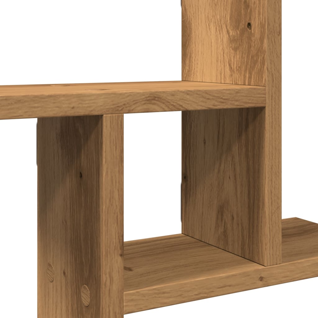 Wandschappen 2 st 38x12x38 cm bewerkt hout artisanaal eiken is nu te koop bij PeponiXL, paradijselijk wonen!