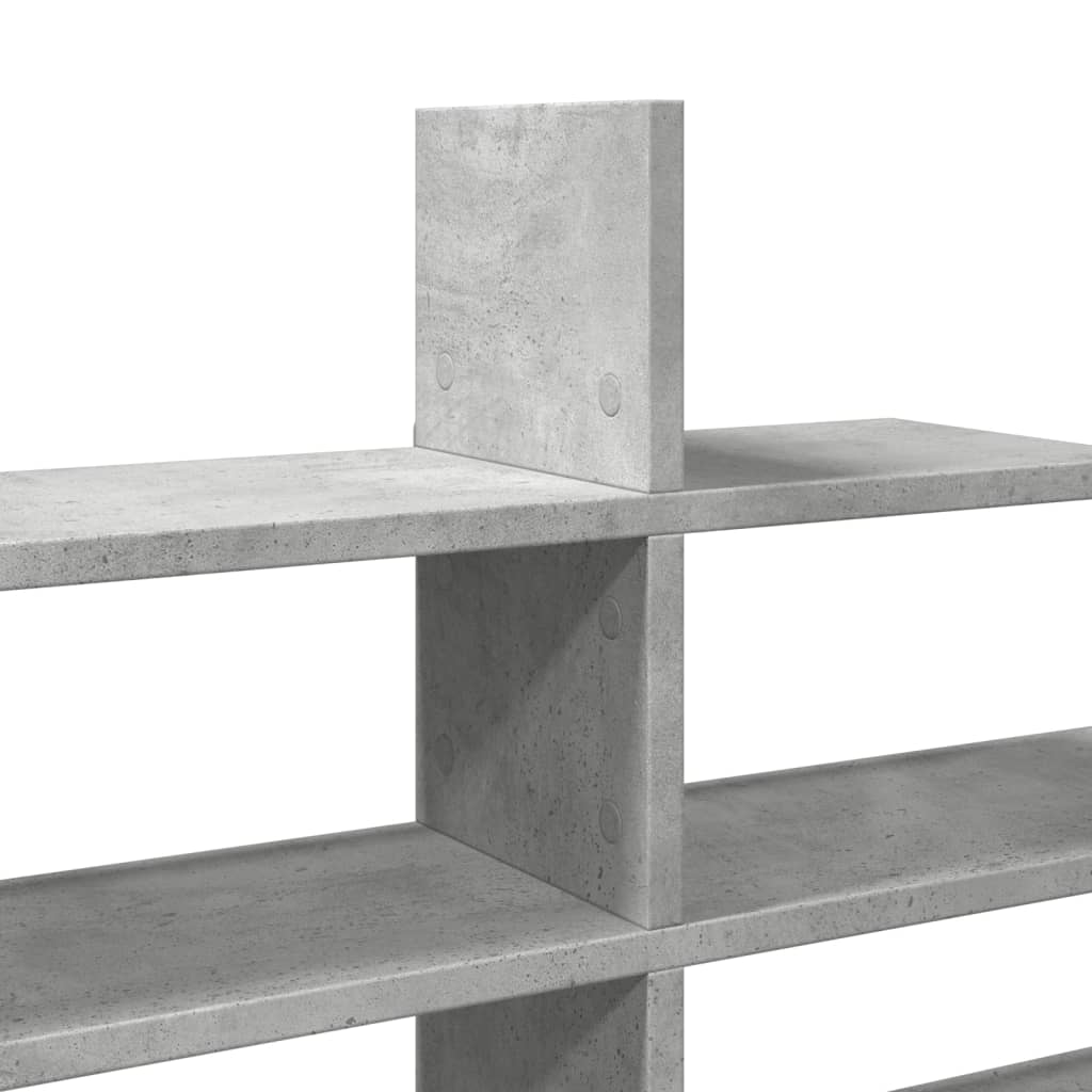 Wandschap 124,5x18x60,5 cm bewerkt hout betongrijs is nu te koop bij PeponiXL, paradijselijk wonen!