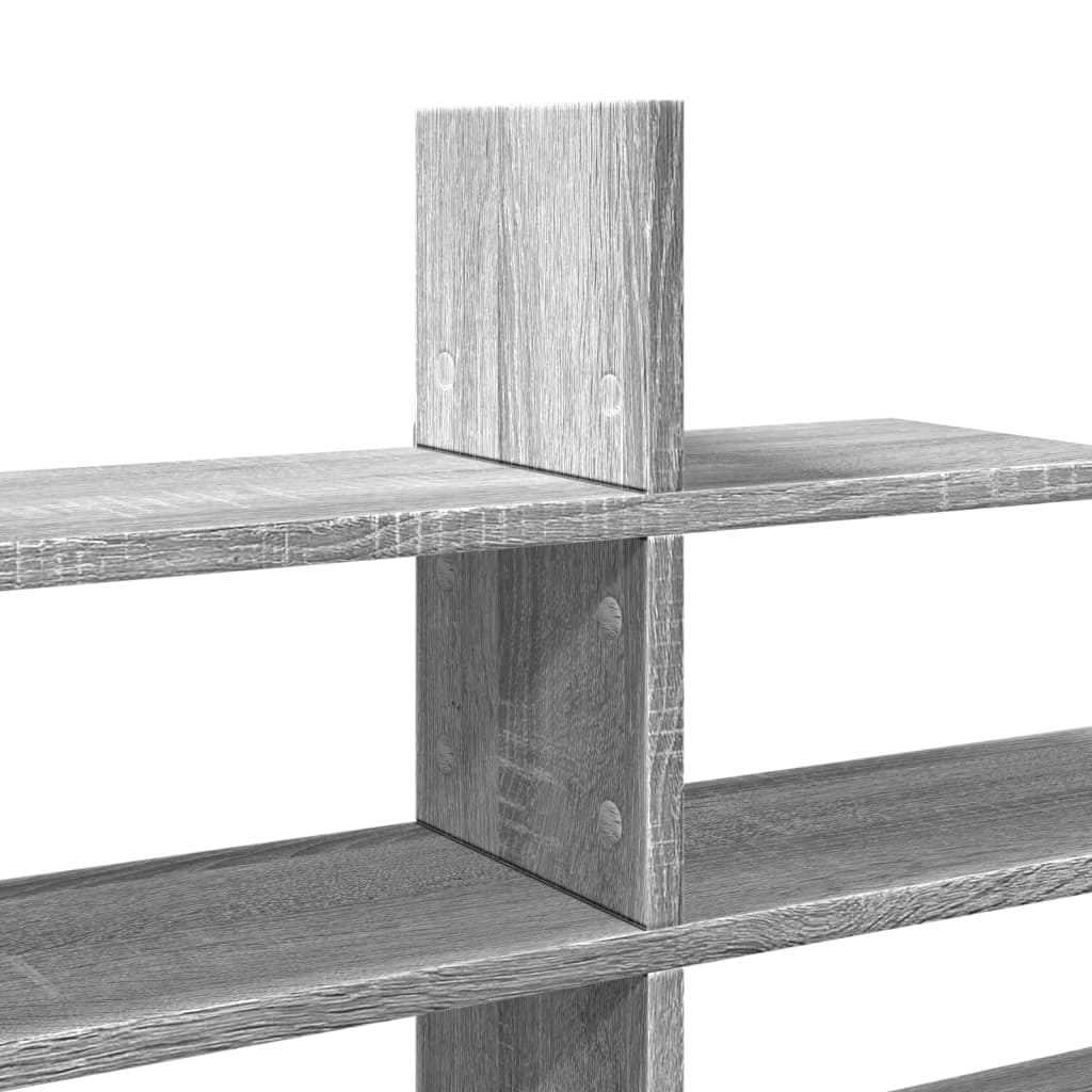 Wandschap 124,5x18x60,5 cm bewerkt hout grijs sonoma eikenkleur is nu te koop bij PeponiXL, paradijselijk wonen!