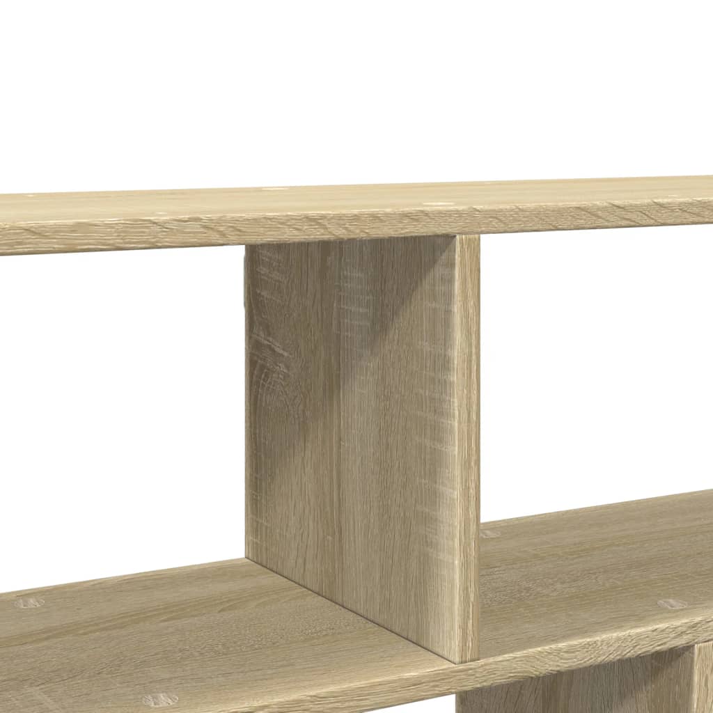 Wandschap 100x25x50 cm bewerkt hout sonoma eikenkleurig is nu te koop bij PeponiXL, paradijselijk wonen!