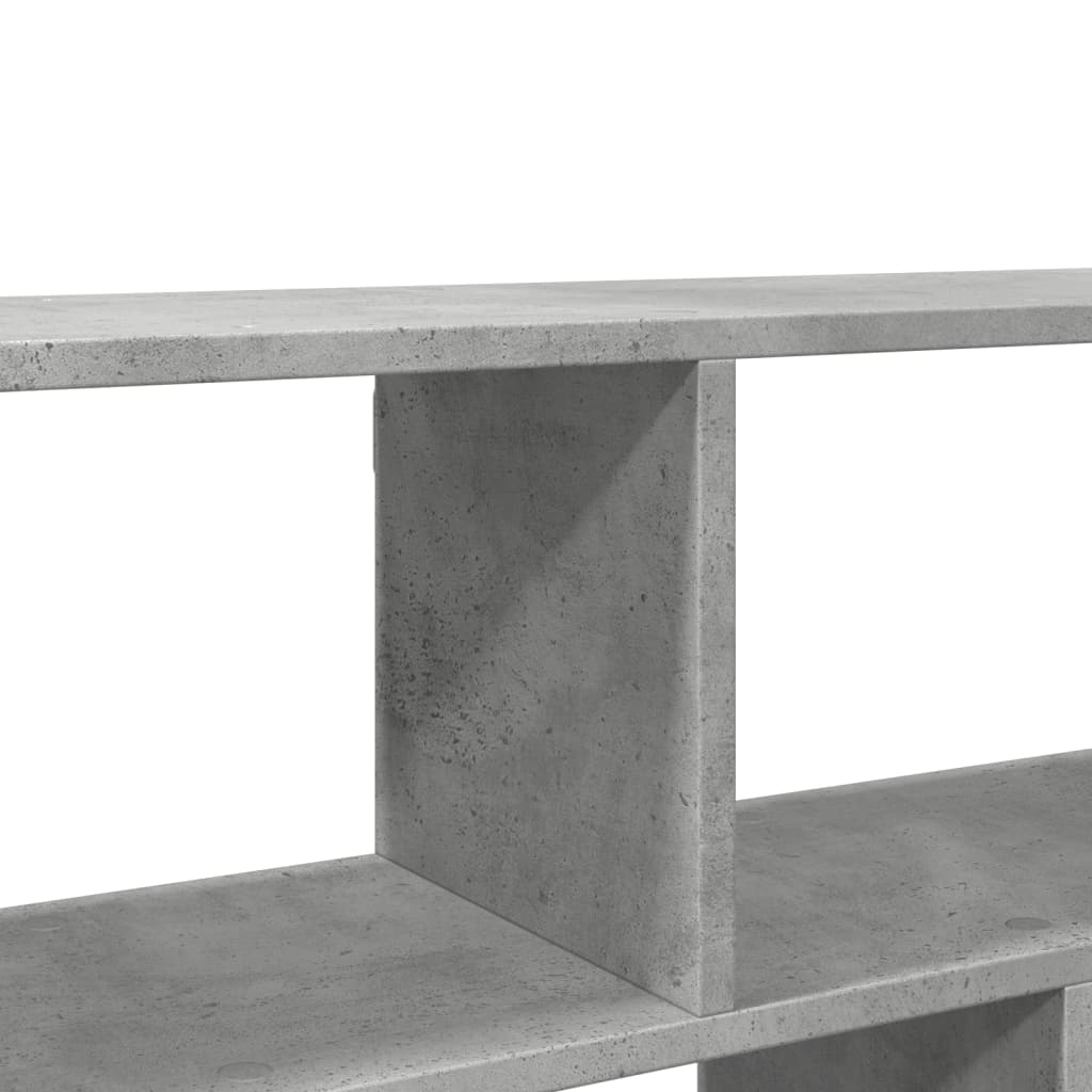 Wandschap 100x25x50 cm bewerkt hout betongrijs is nu te koop bij PeponiXL, paradijselijk wonen!