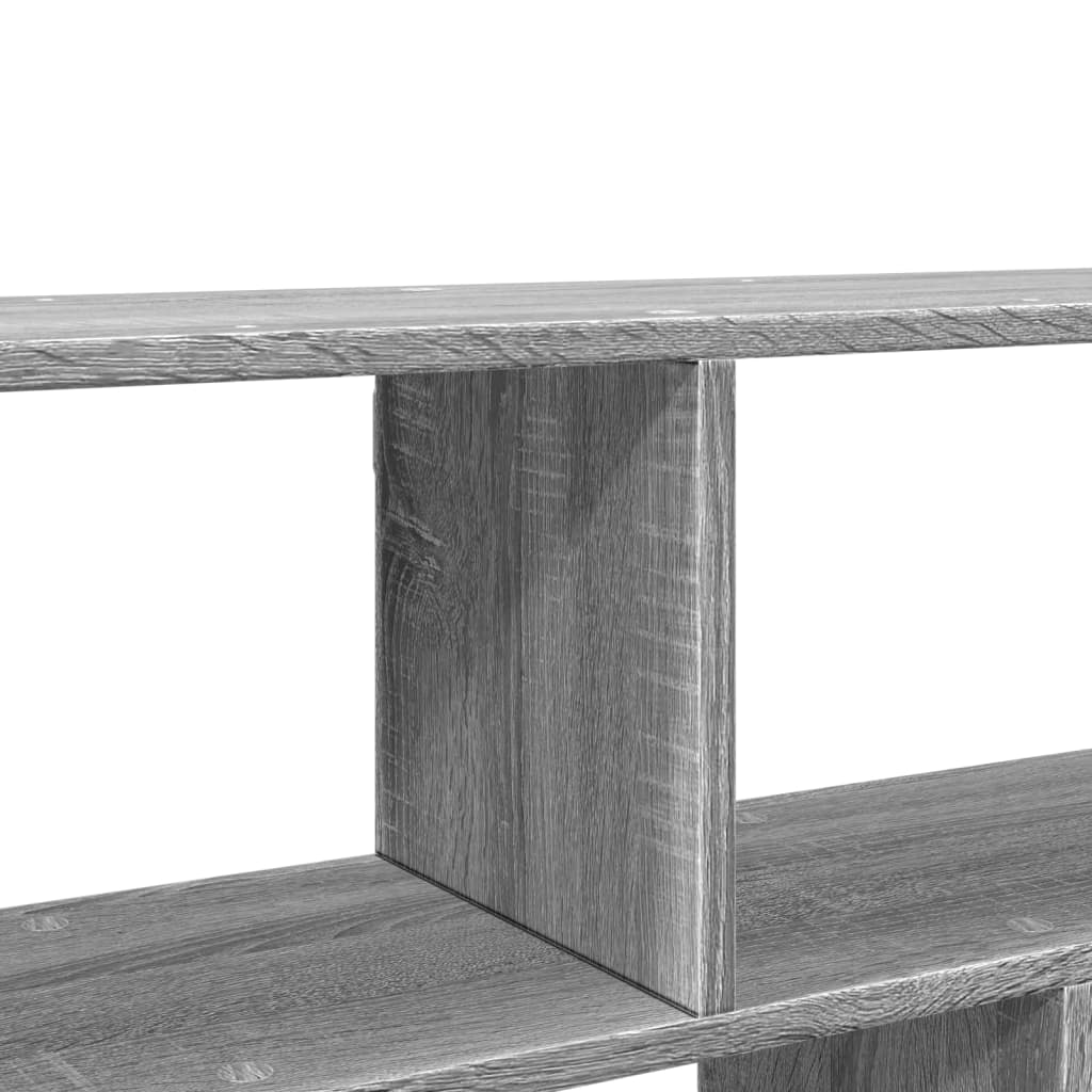 Wandschap 100x25x50 cm bewerkt hout grijs sonoma eikenkleurig is nu te koop bij PeponiXL, paradijselijk wonen!