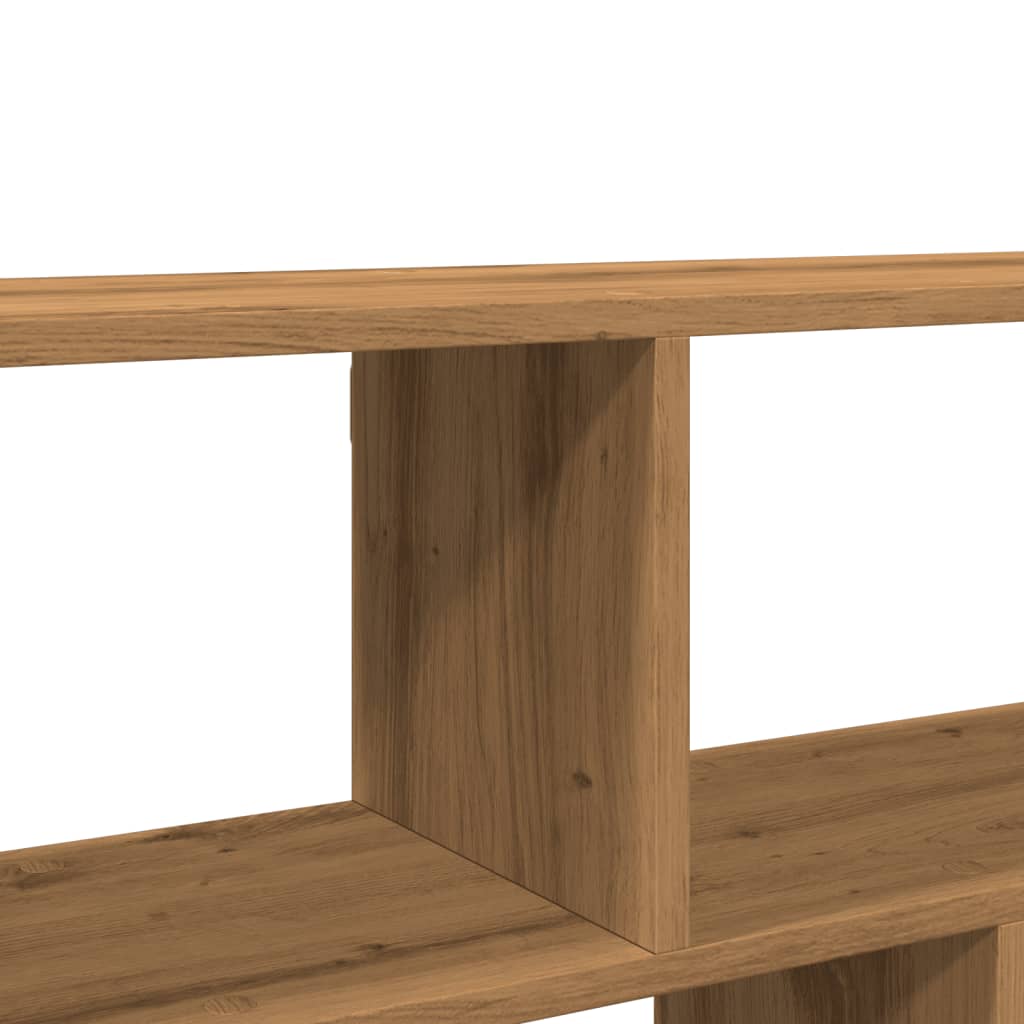 Wandschap 100x25x50 cm bewerkt hout artisanaal eikenkleurig is nu te koop bij PeponiXL, paradijselijk wonen!