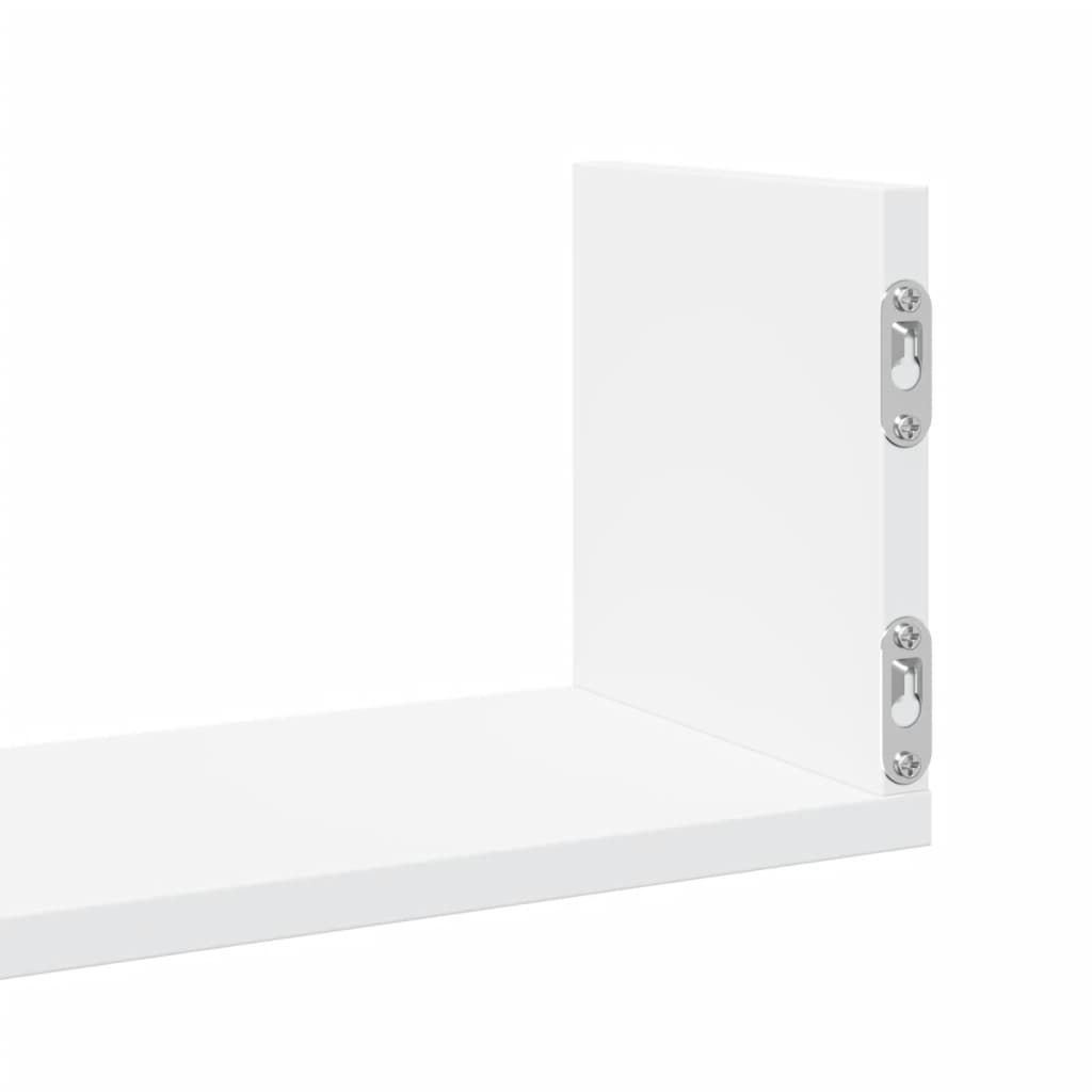 Wandschappen 3 st 58x18x18 cm bewerkt hout wit is nu te koop bij PeponiXL, paradijselijk wonen!