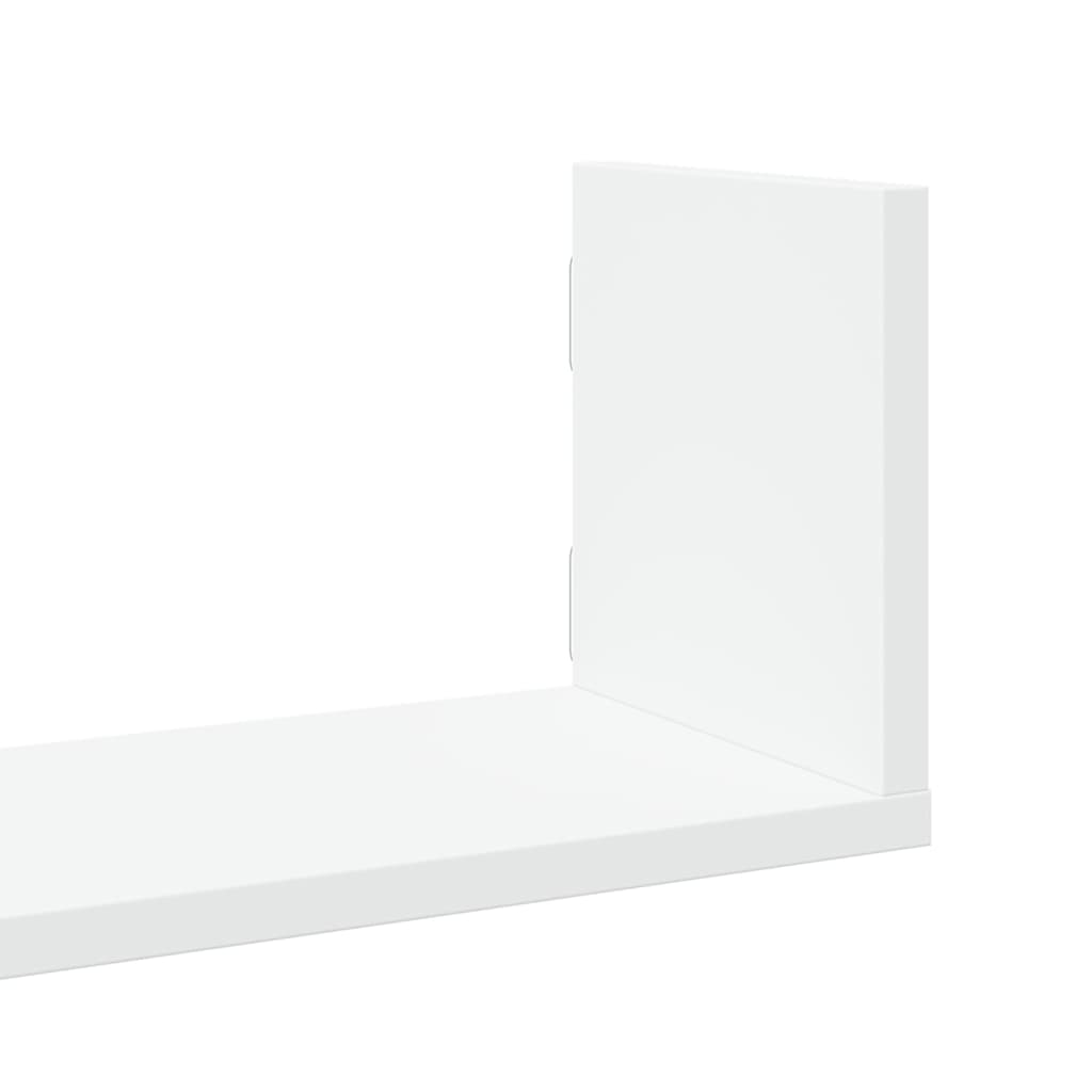 Wandschappen 3 st 80x18x18 cm bewerkt hout wit is nu te koop bij PeponiXL, paradijselijk wonen!