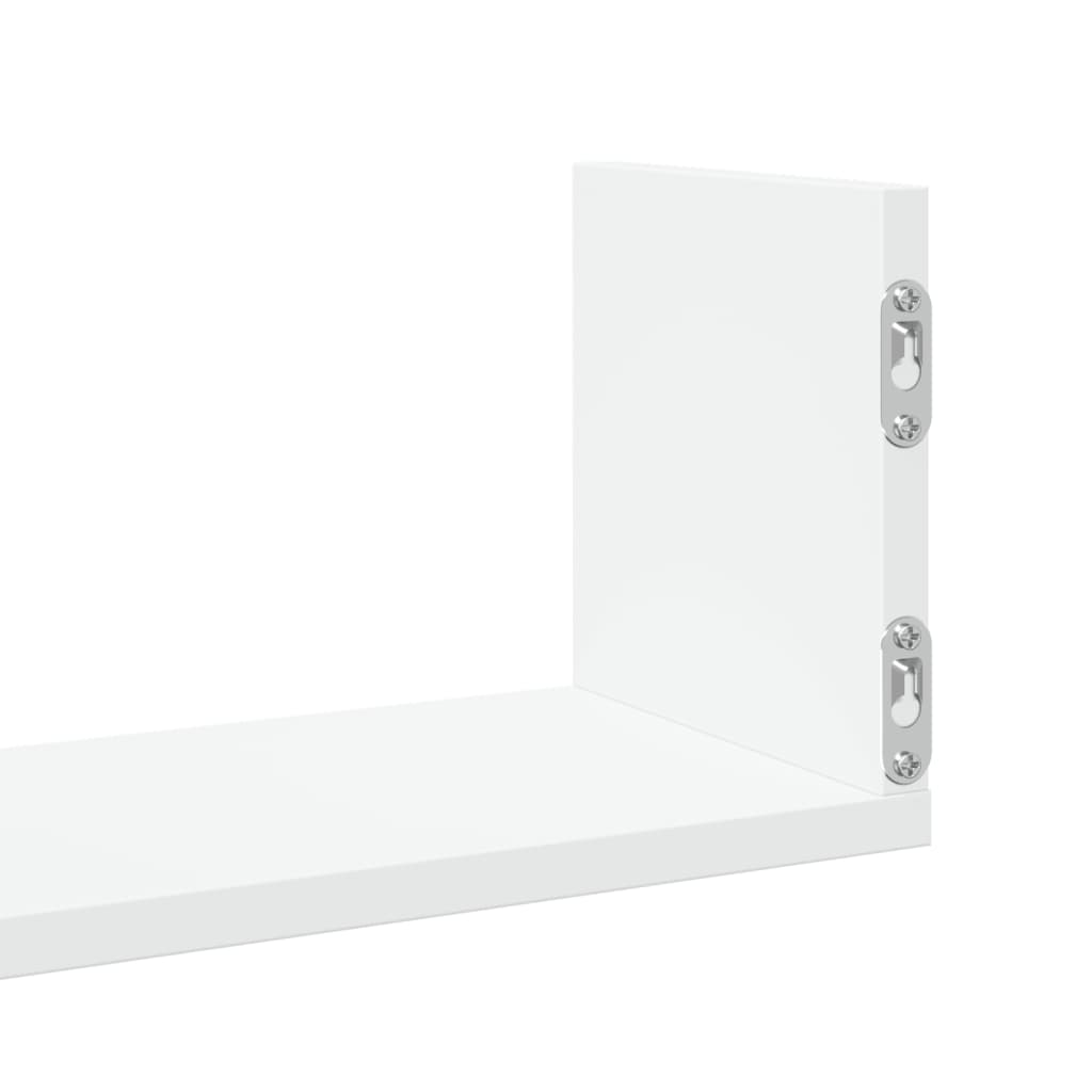 Wandschappen 3 st 80x18x18 cm bewerkt hout wit is nu te koop bij PeponiXL, paradijselijk wonen!