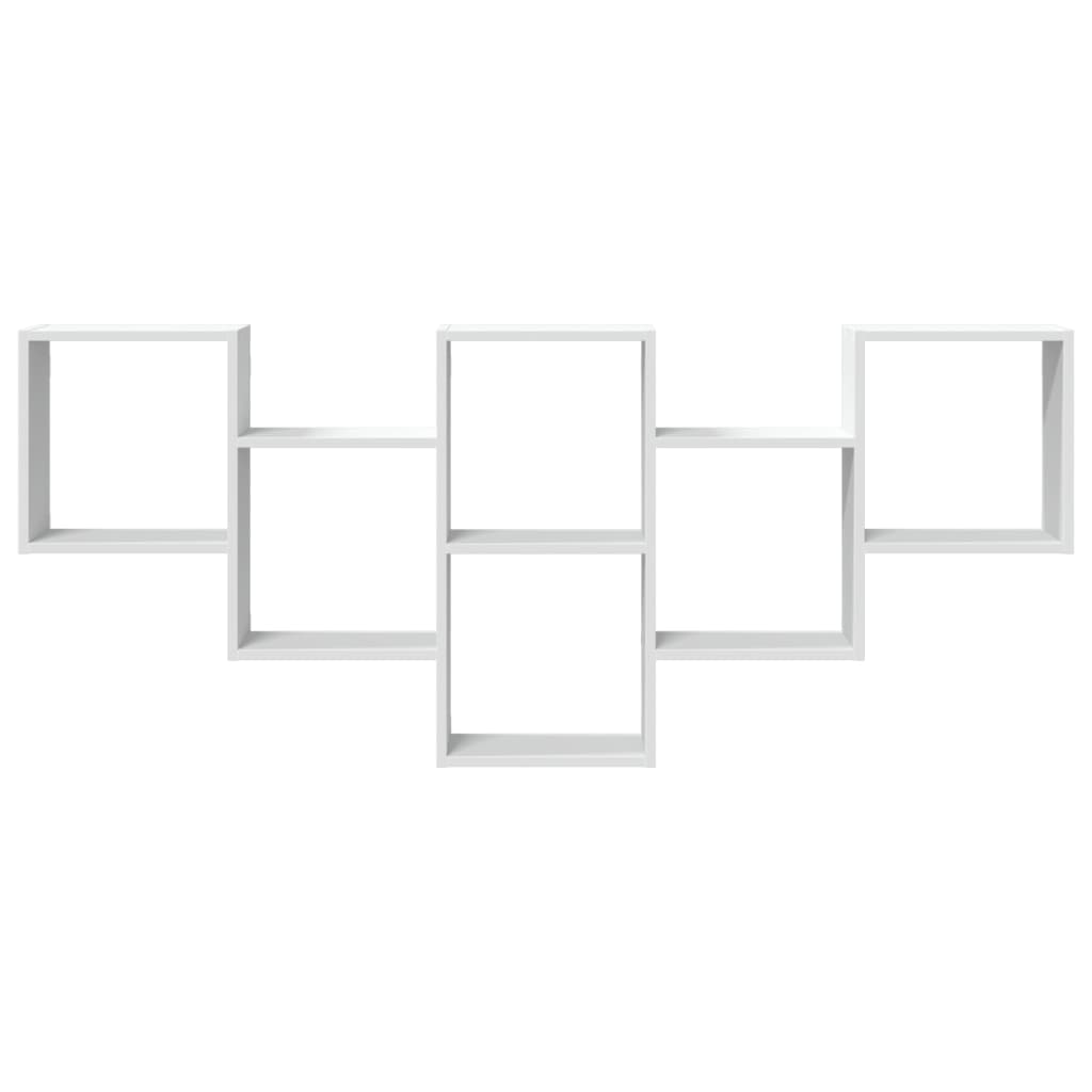 Wandschap 159x18x66 cm bewerkt hout wit is nu te koop bij PeponiXL, paradijselijk wonen!