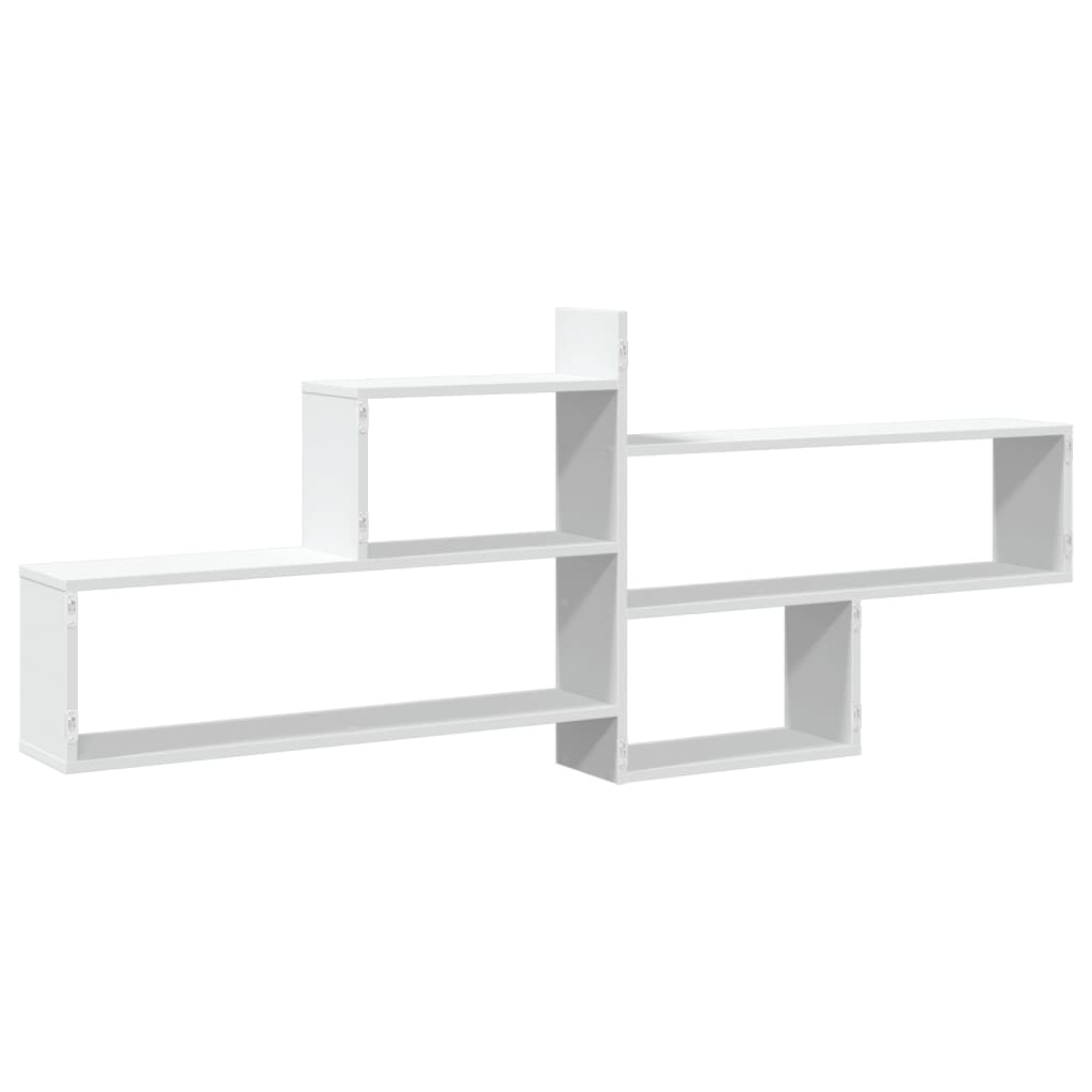 Wandschap 167,5x18x68 cm bewerkt hout wit is nu te koop bij PeponiXL, paradijselijk wonen!