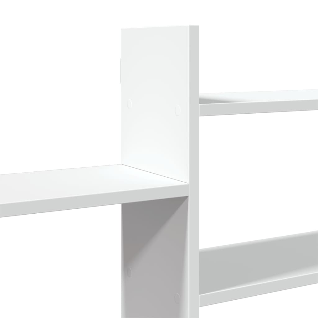 Wandschap 167,5x18x68 cm bewerkt hout wit is nu te koop bij PeponiXL, paradijselijk wonen!