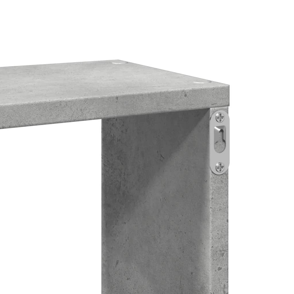 Wandschap 167,5x18x68 cm bewerkt hout betongrijs is nu te koop bij PeponiXL, paradijselijk wonen!