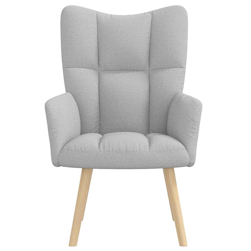 Relaxstoel stof wolk grijs is nu te koop bij PeponiXL, paradijselijk wonen!