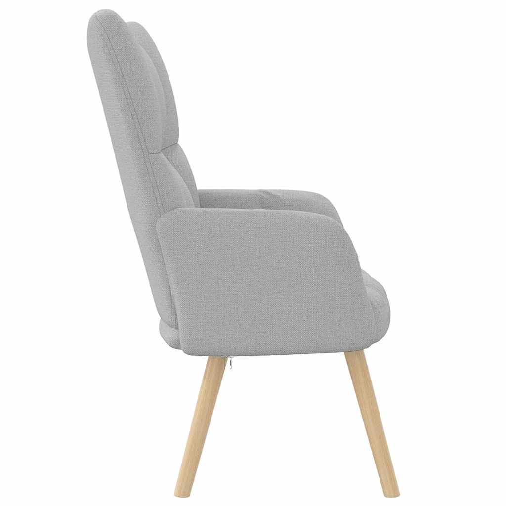 Relaxstoel stof wolk grijs is nu te koop bij PeponiXL, paradijselijk wonen!