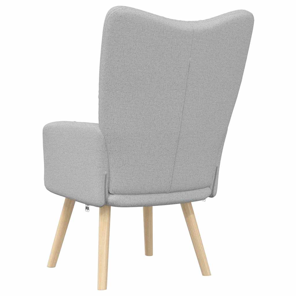 Relaxstoel stof wolk grijs is nu te koop bij PeponiXL, paradijselijk wonen!