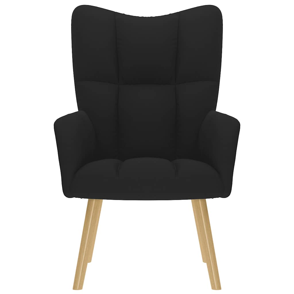 Relaxstoel stof zwart is nu te koop bij PeponiXL, paradijselijk wonen!