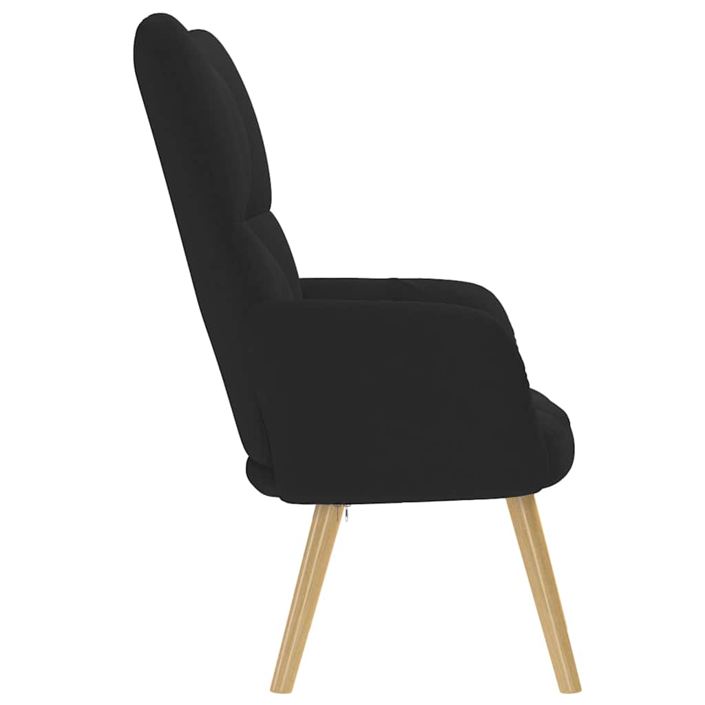 Relaxstoel stof zwart is nu te koop bij PeponiXL, paradijselijk wonen!