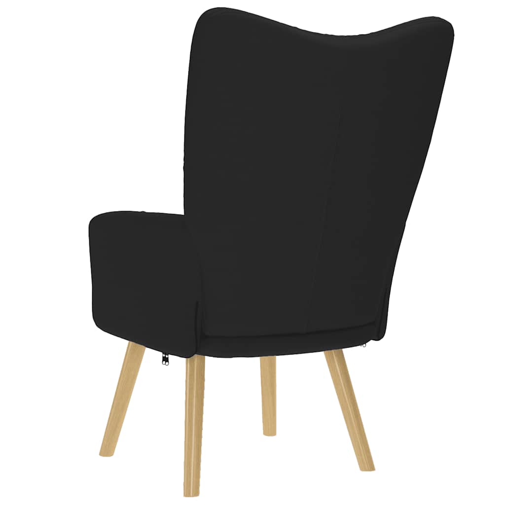Relaxstoel stof zwart is nu te koop bij PeponiXL, paradijselijk wonen!