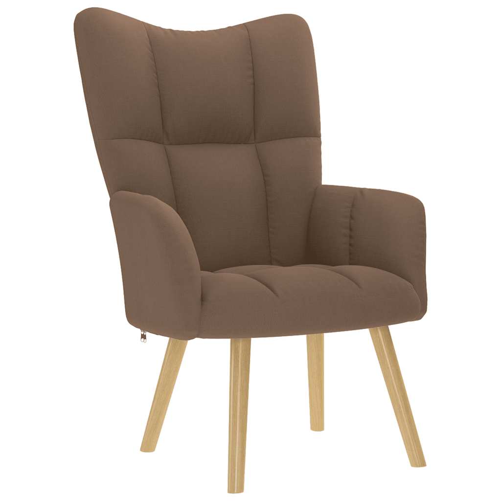 Relaxstoel stof bruin is nu te koop bij PeponiXL, paradijselijk wonen!