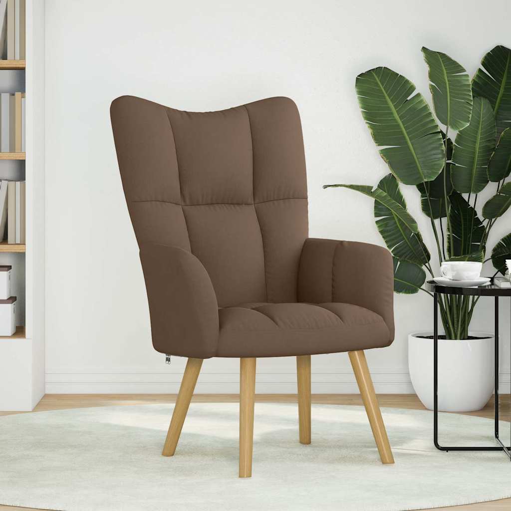 Relaxstoel stof bruin is nu te koop bij PeponiXL, paradijselijk wonen!