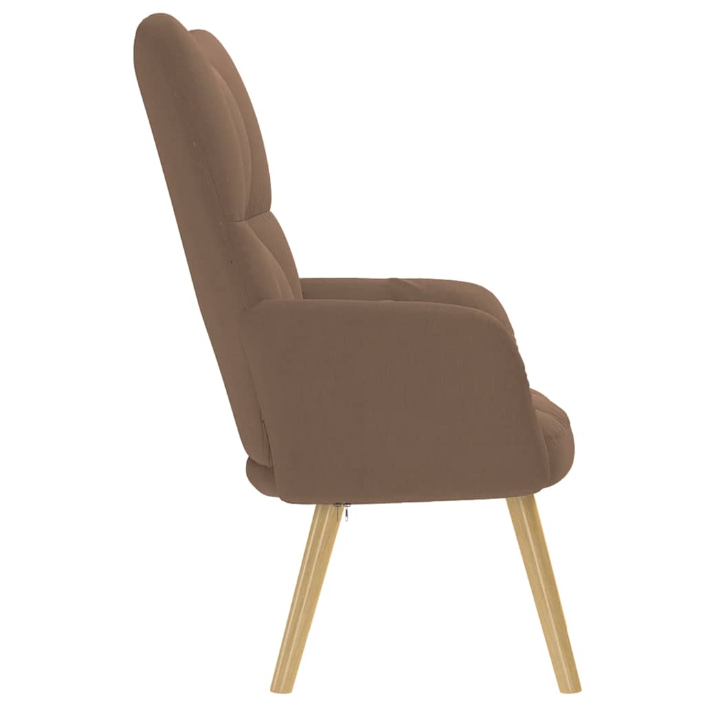 Relaxstoel stof bruin is nu te koop bij PeponiXL, paradijselijk wonen!