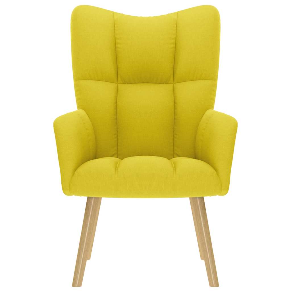 Relaxstoel stof lichtgeel is nu te koop bij PeponiXL, paradijselijk wonen!