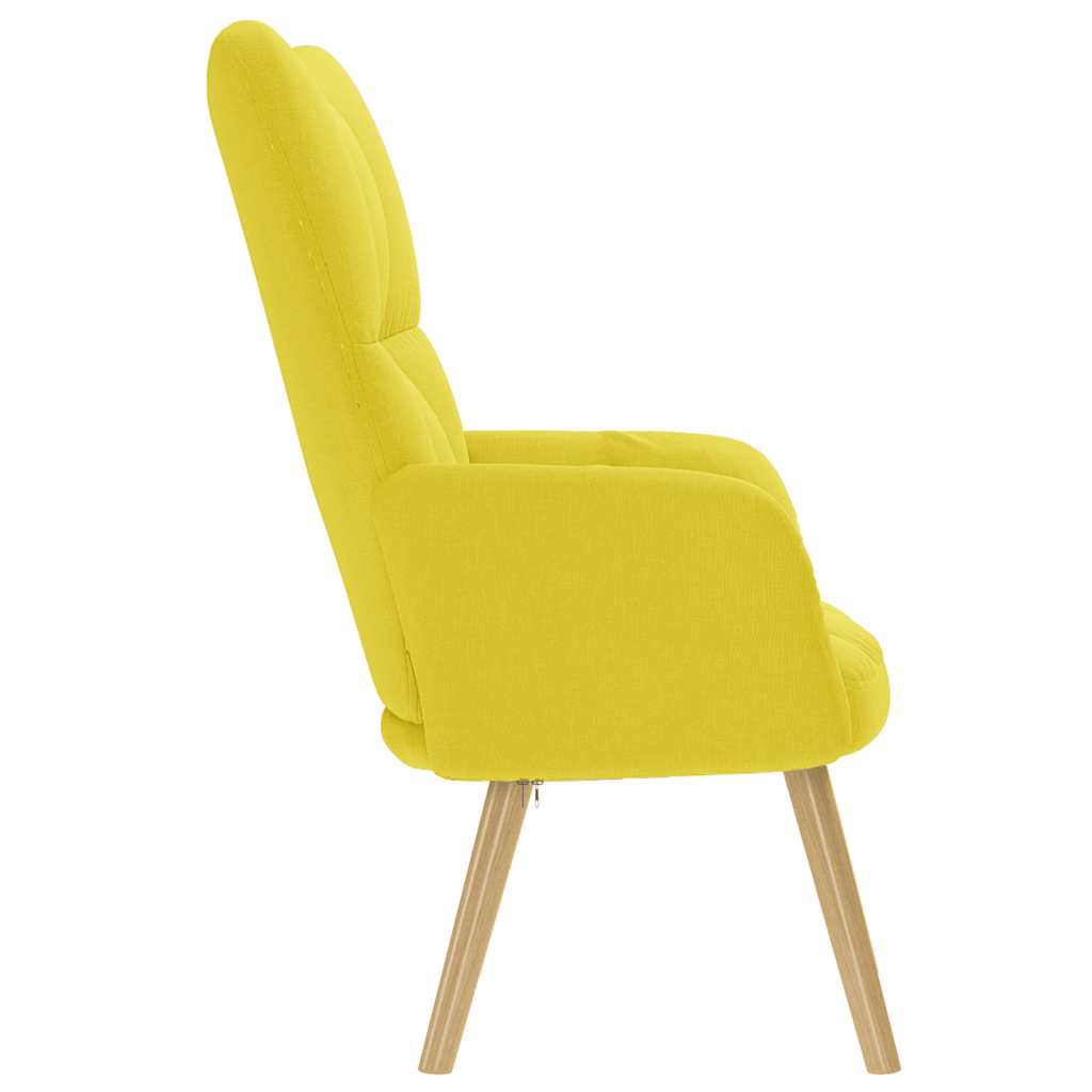 Relaxstoel stof lichtgeel is nu te koop bij PeponiXL, paradijselijk wonen!