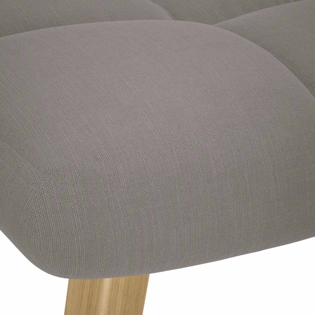 Relaxstoel met voetenbank stof taupe is nu te koop bij PeponiXL, paradijselijk wonen!