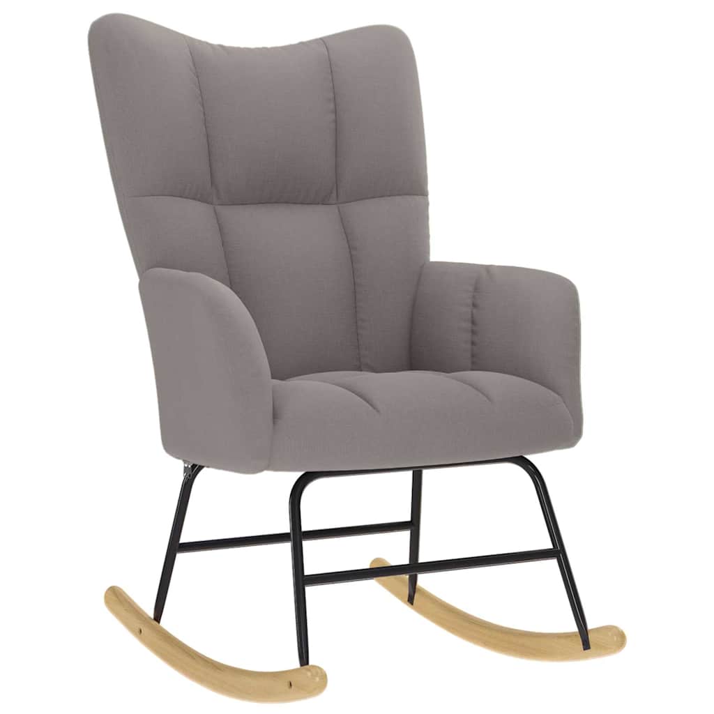 Schommelstoel stof taupe is nu te koop bij PeponiXL, paradijselijk wonen!