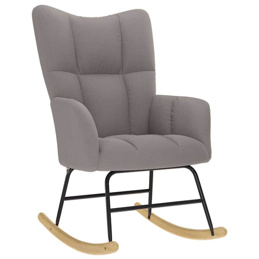 Schommelstoel stof taupe is nu te koop bij PeponiXL, paradijselijk wonen!