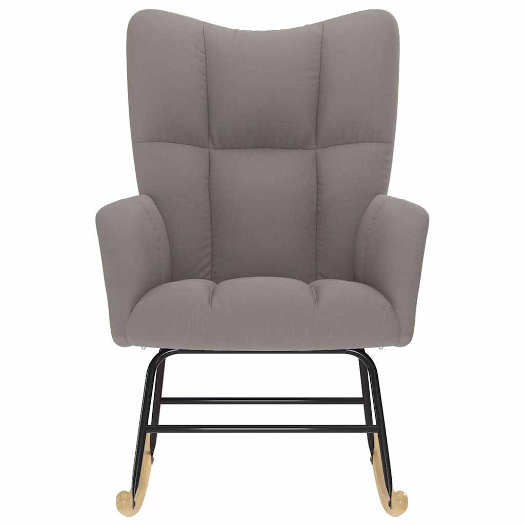 Schommelstoel stof taupe is nu te koop bij PeponiXL, paradijselijk wonen!