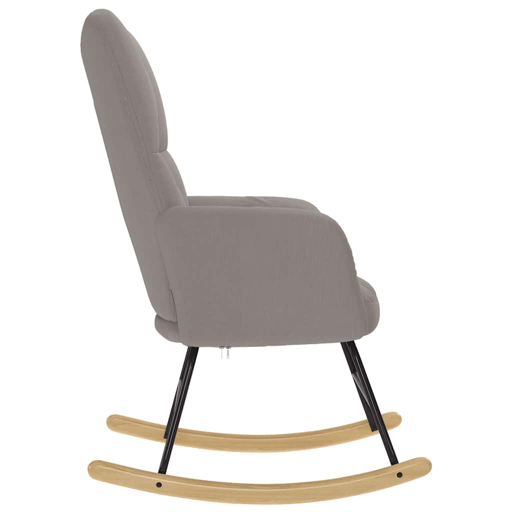 Schommelstoel stof taupe is nu te koop bij PeponiXL, paradijselijk wonen!