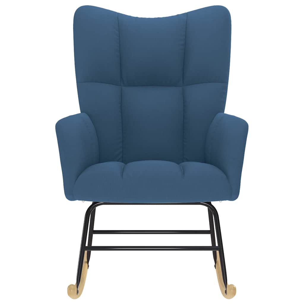 Schommelstoel stof blauw is nu te koop bij PeponiXL, paradijselijk wonen!