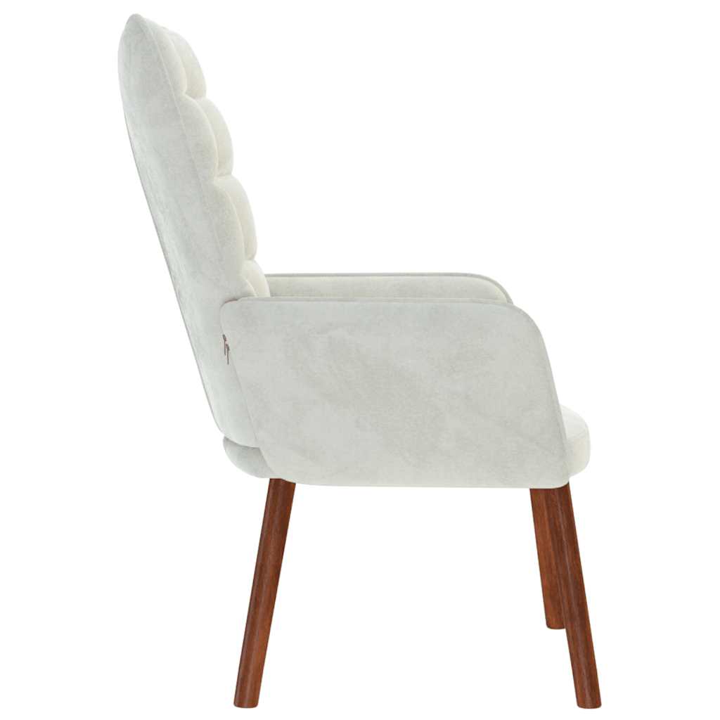 Relaxstoel fluweel lichtgrijs is nu te koop bij PeponiXL, paradijselijk wonen!