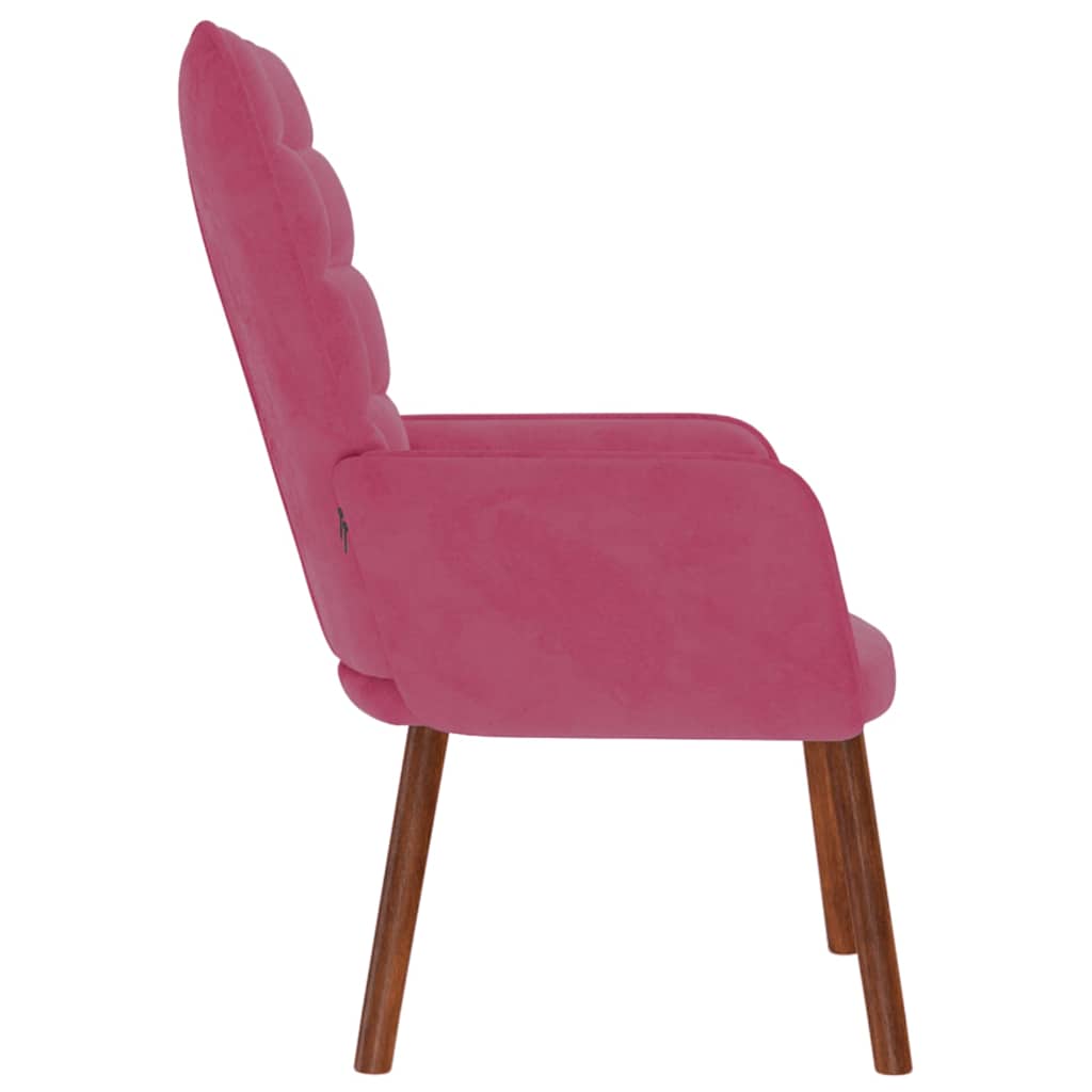 Relaxstoel fluweel wijnrood is nu te koop bij PeponiXL, paradijselijk wonen!