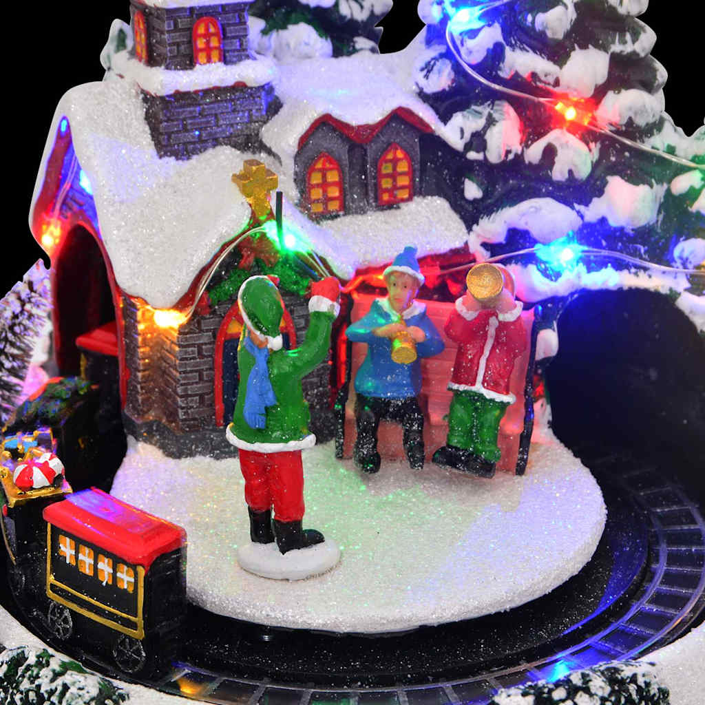 Kerst Tafelopstelling Multikleur 16 x 16 x 19 cm Kunststof is nu te koop bij PeponiXL, paradijselijk wonen!