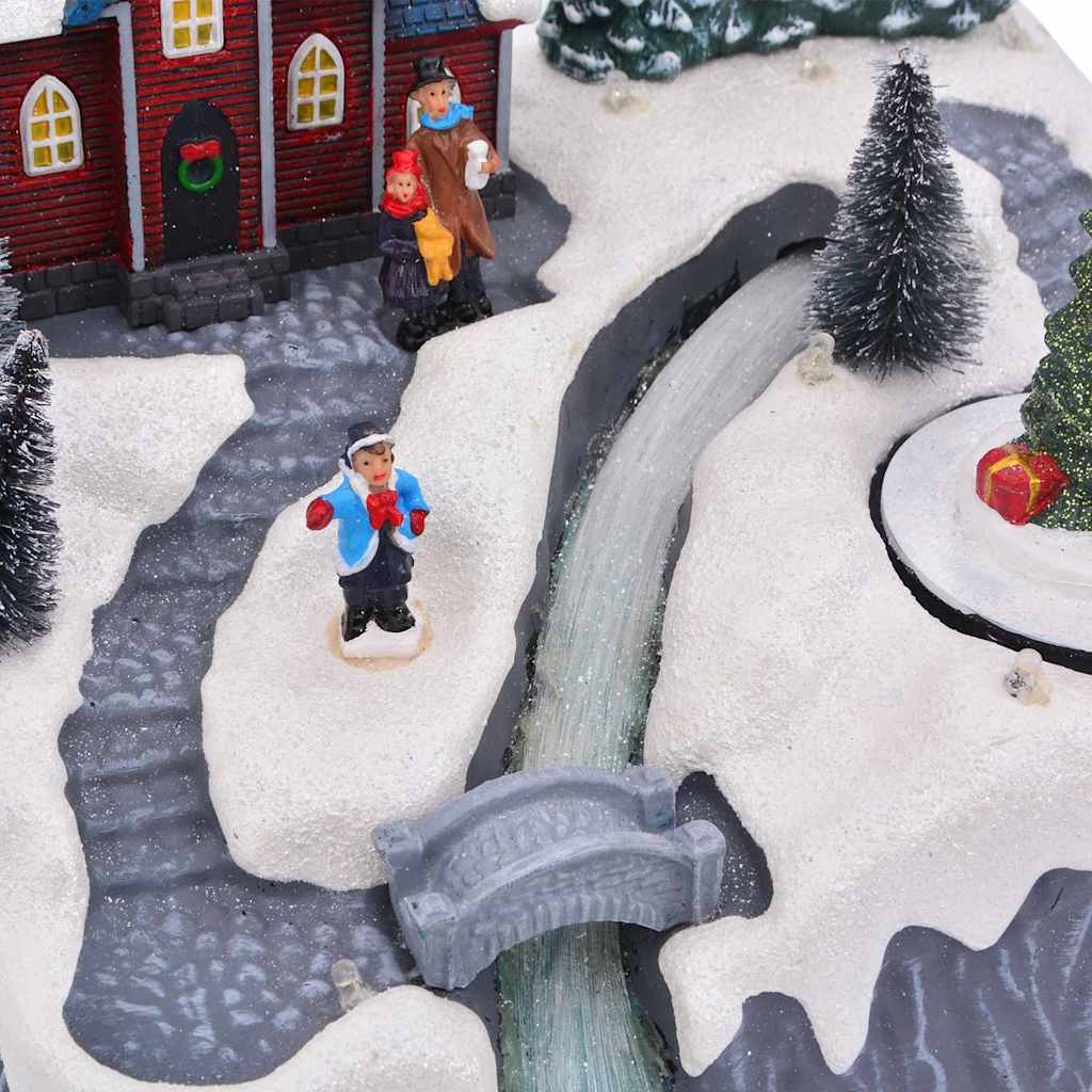 Kerstdorp Decoratie Multikleur 20.5 x 17 x 21 cm Kunststof is nu te koop bij PeponiXL, paradijselijk wonen!