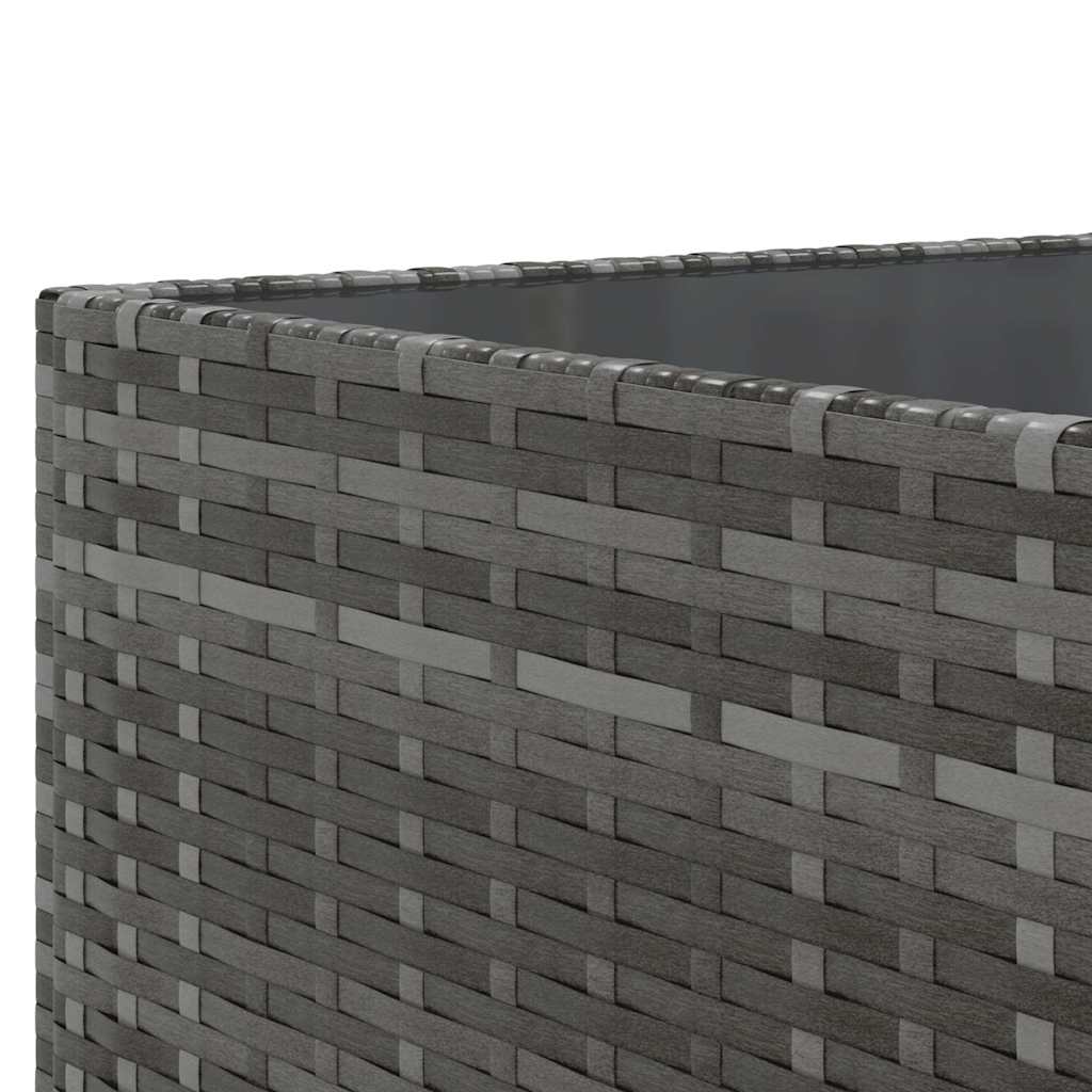 6-delige Loungeset met kussens poly rattan grijs is nu te koop bij PeponiXL, paradijselijk wonen!