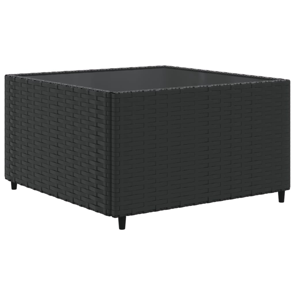 8-delige Loungeset met kussens poly rattan zwart is nu te koop bij PeponiXL, paradijselijk wonen!