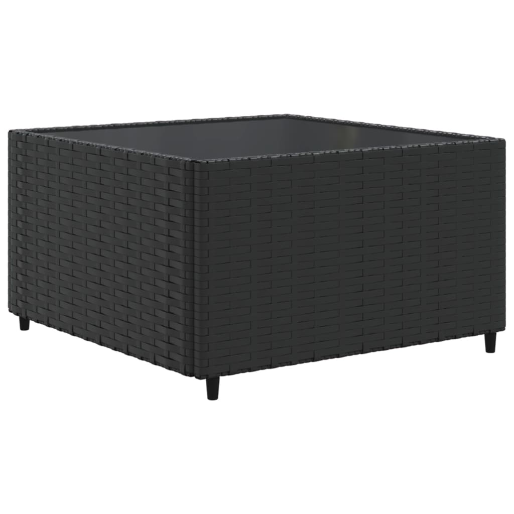 9-delige Loungeset met kussens poly rattan zwart is nu te koop bij PeponiXL, paradijselijk wonen!