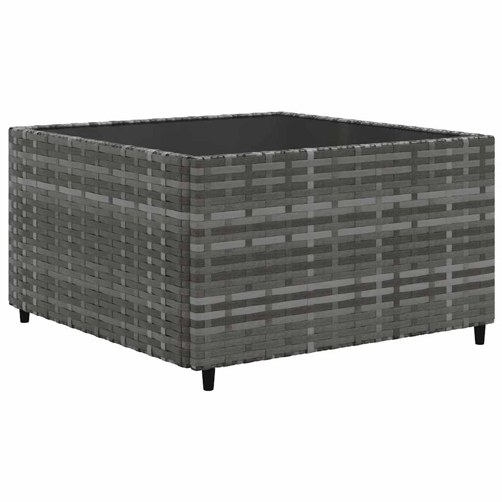 6-delige Loungeset met kussens poly rattan grijs is nu te koop bij PeponiXL, paradijselijk wonen!