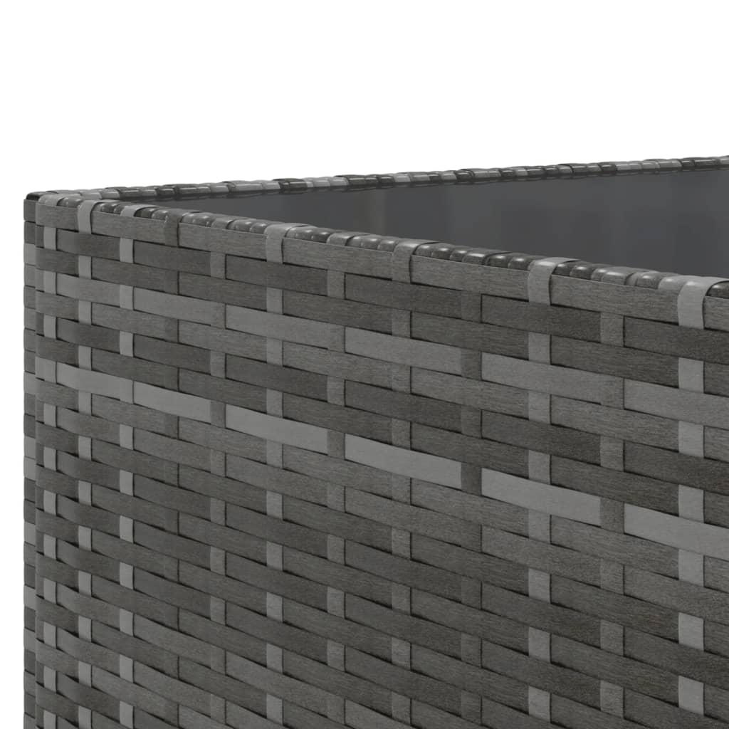 6-delige Loungeset met kussens poly rattan grijs is nu te koop bij PeponiXL, paradijselijk wonen!