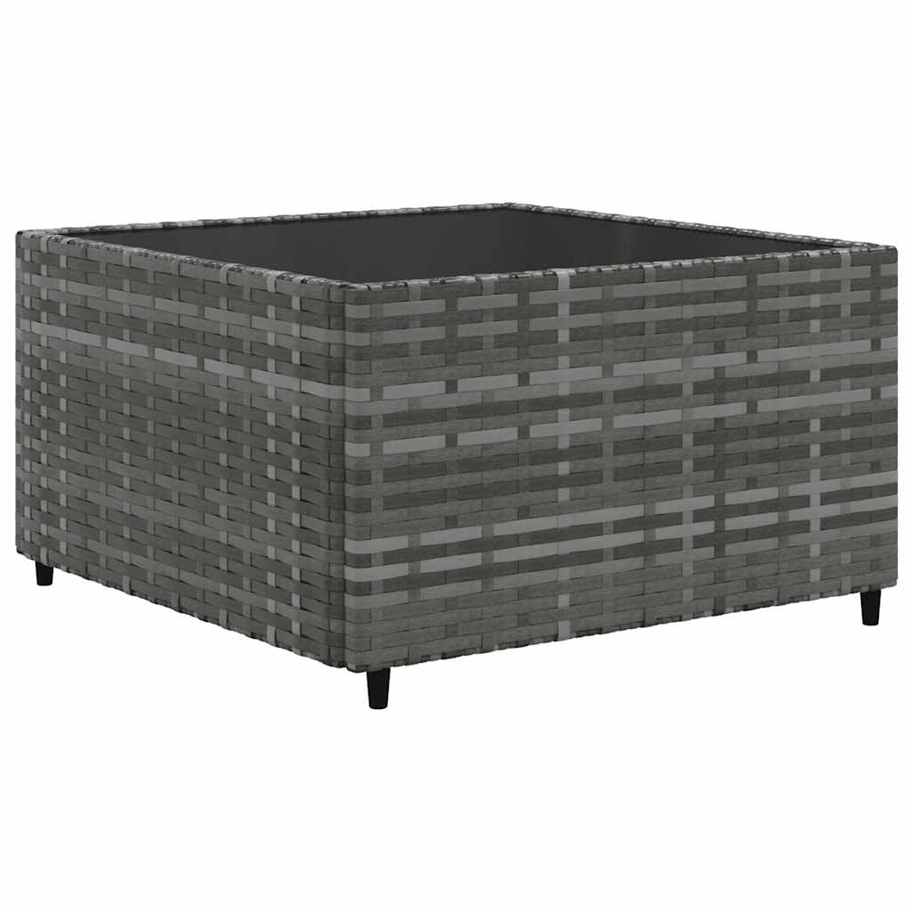 6-delige Loungeset met kussens poly rattan grijs is nu te koop bij PeponiXL, paradijselijk wonen!