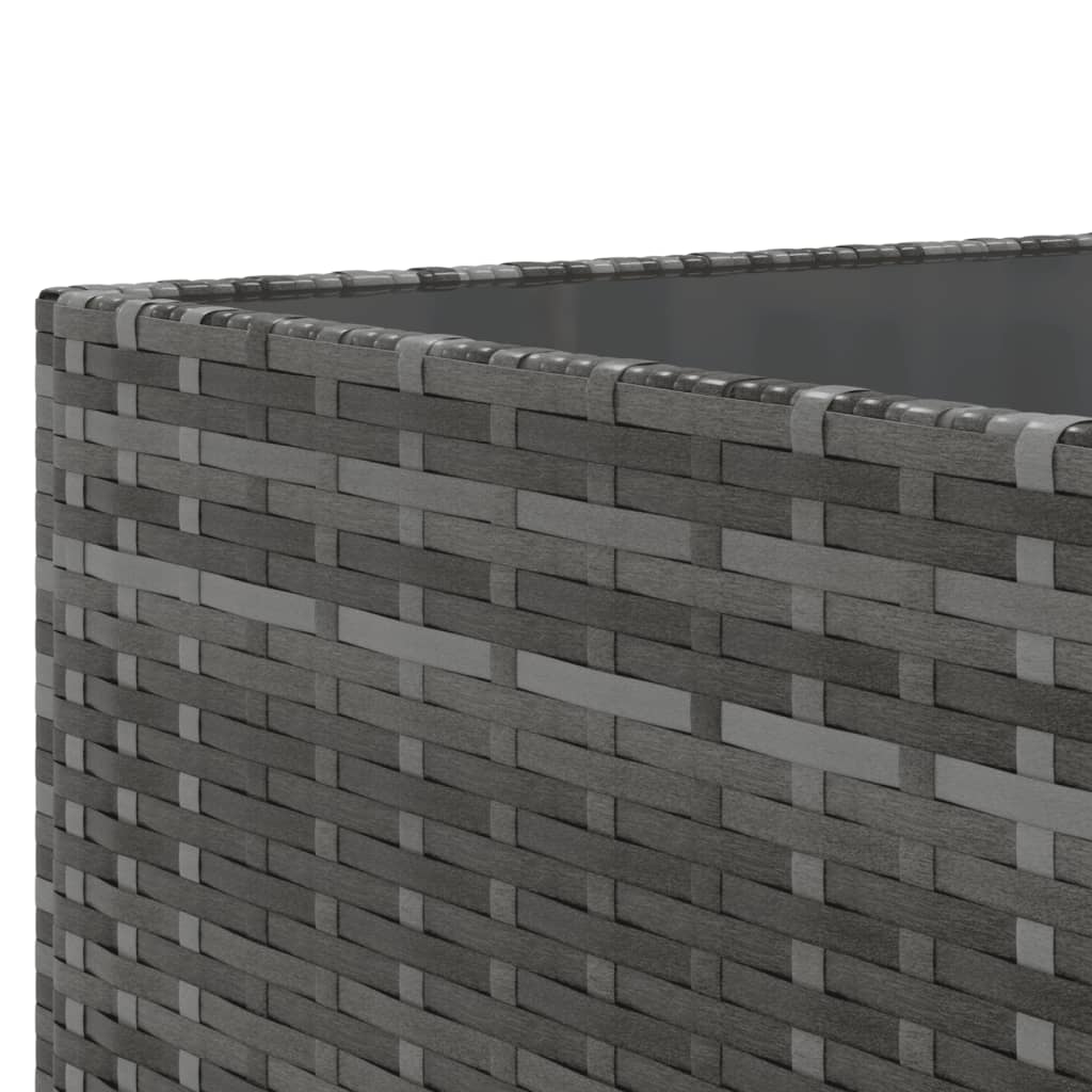 6-delige Loungeset met kussens poly rattan grijs is nu te koop bij PeponiXL, paradijselijk wonen!