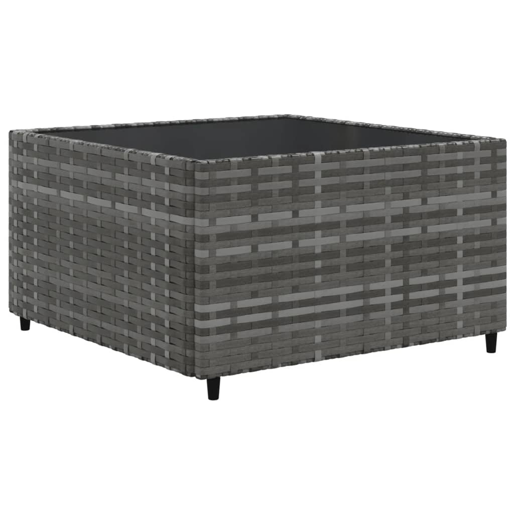 6-delige Loungeset met kussens poly rattan grijs is nu te koop bij PeponiXL, paradijselijk wonen!