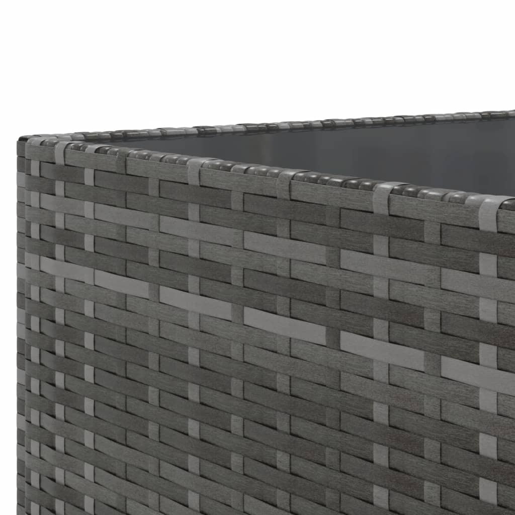 6-delige Loungeset met kussens poly rattan grijs is nu te koop bij PeponiXL, paradijselijk wonen!