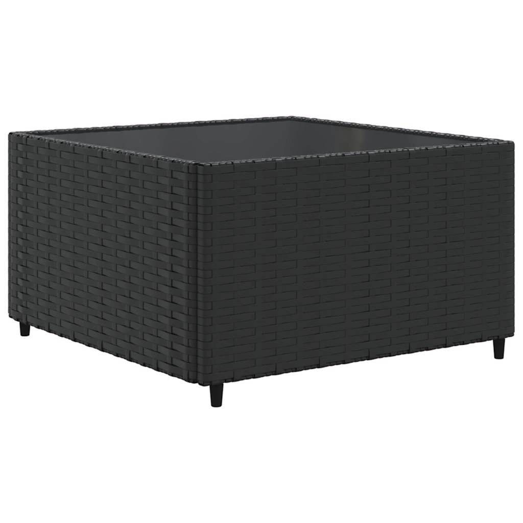 7-delige Loungeset met kussens poly rattan zwart is nu te koop bij PeponiXL, paradijselijk wonen!