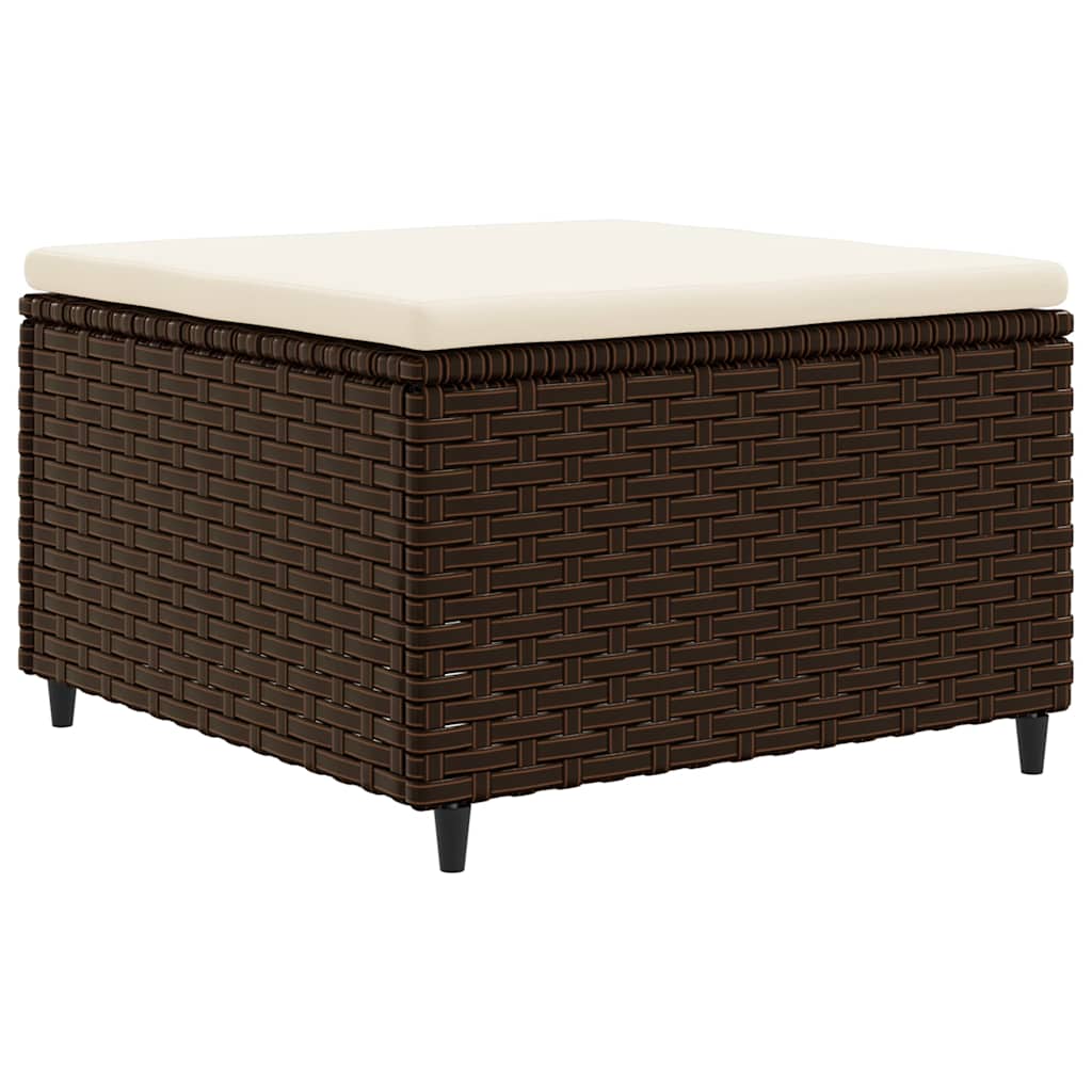 8-delige Loungeset met kussens poly rattan bruin is nu te koop bij PeponiXL, paradijselijk wonen!