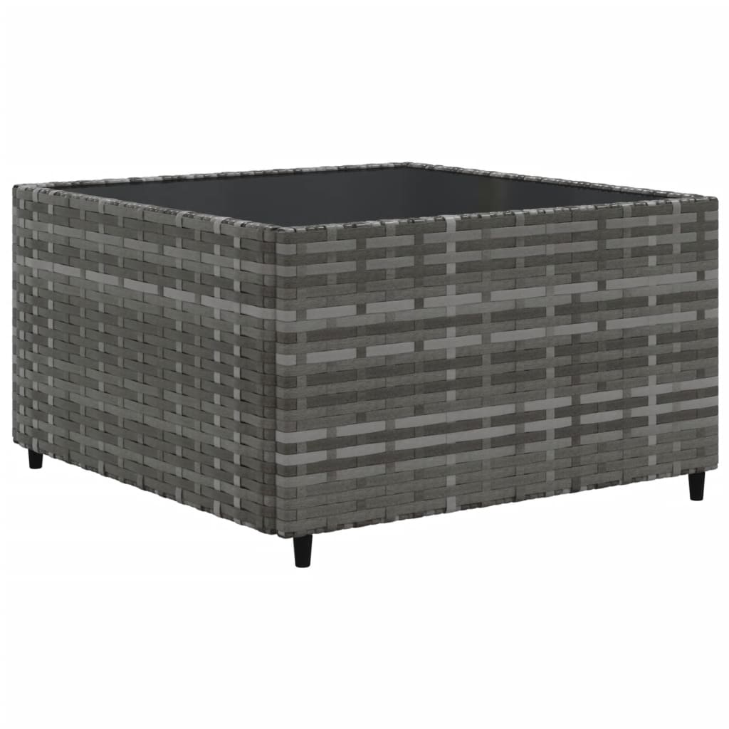 8-delige Loungeset met kussens poly rattan grijs is nu te koop bij PeponiXL, paradijselijk wonen!
